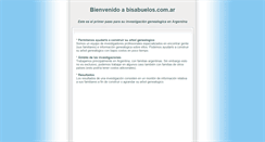 Desktop Screenshot of bisabuelos.com.ar